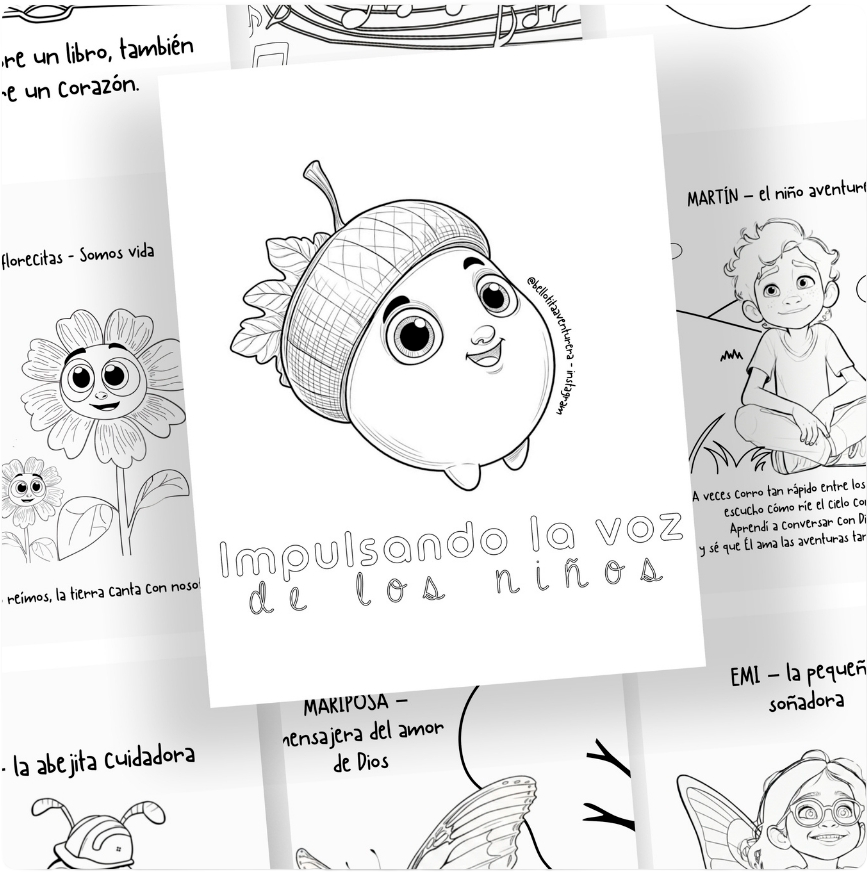 Él es Amor — Libro para colorear